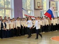  Торжественная линейка, посвящённая Дню Освобождения Алушты